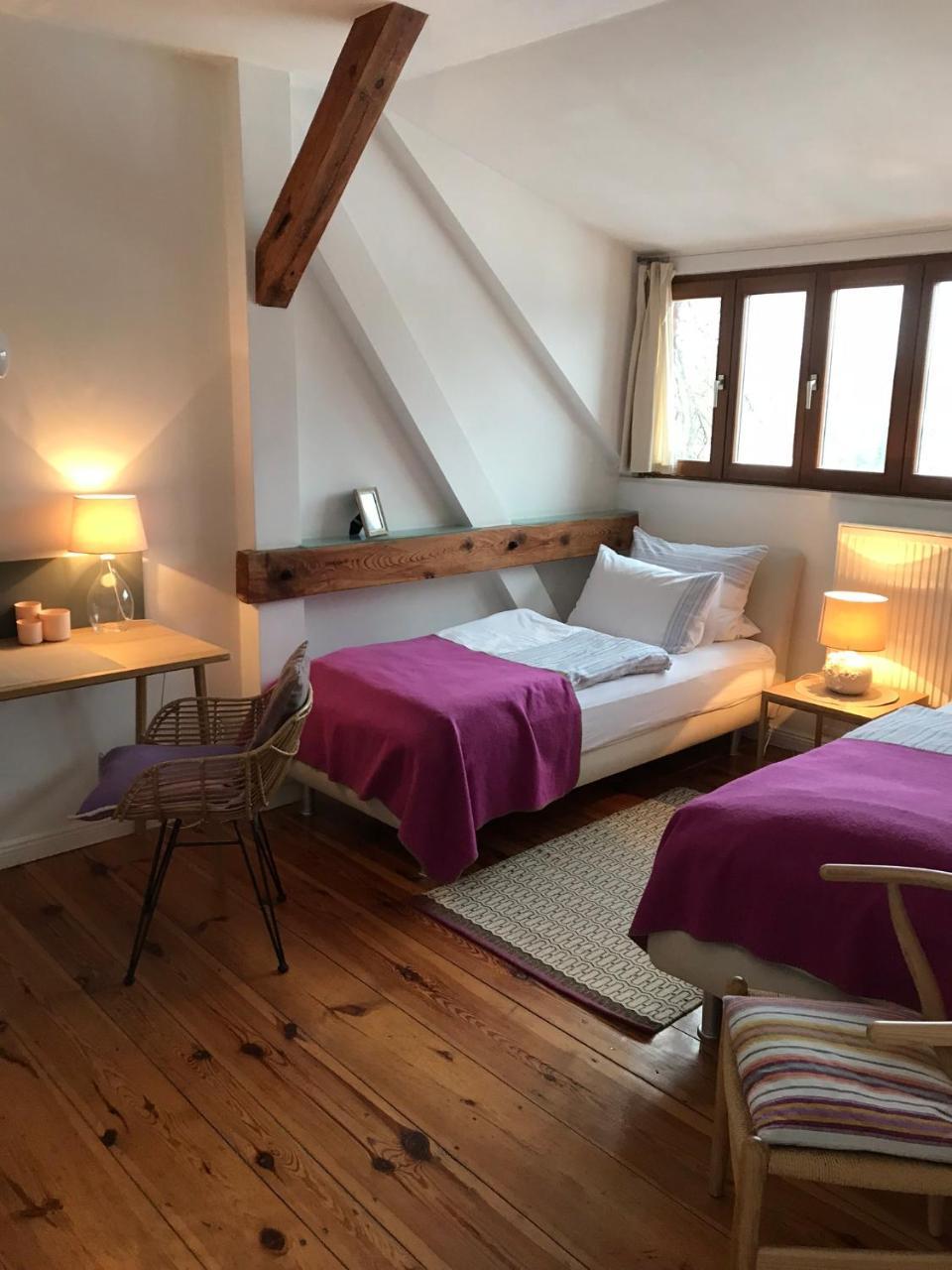 Pension Villa Fortuna ลึบเบิน ภายนอก รูปภาพ