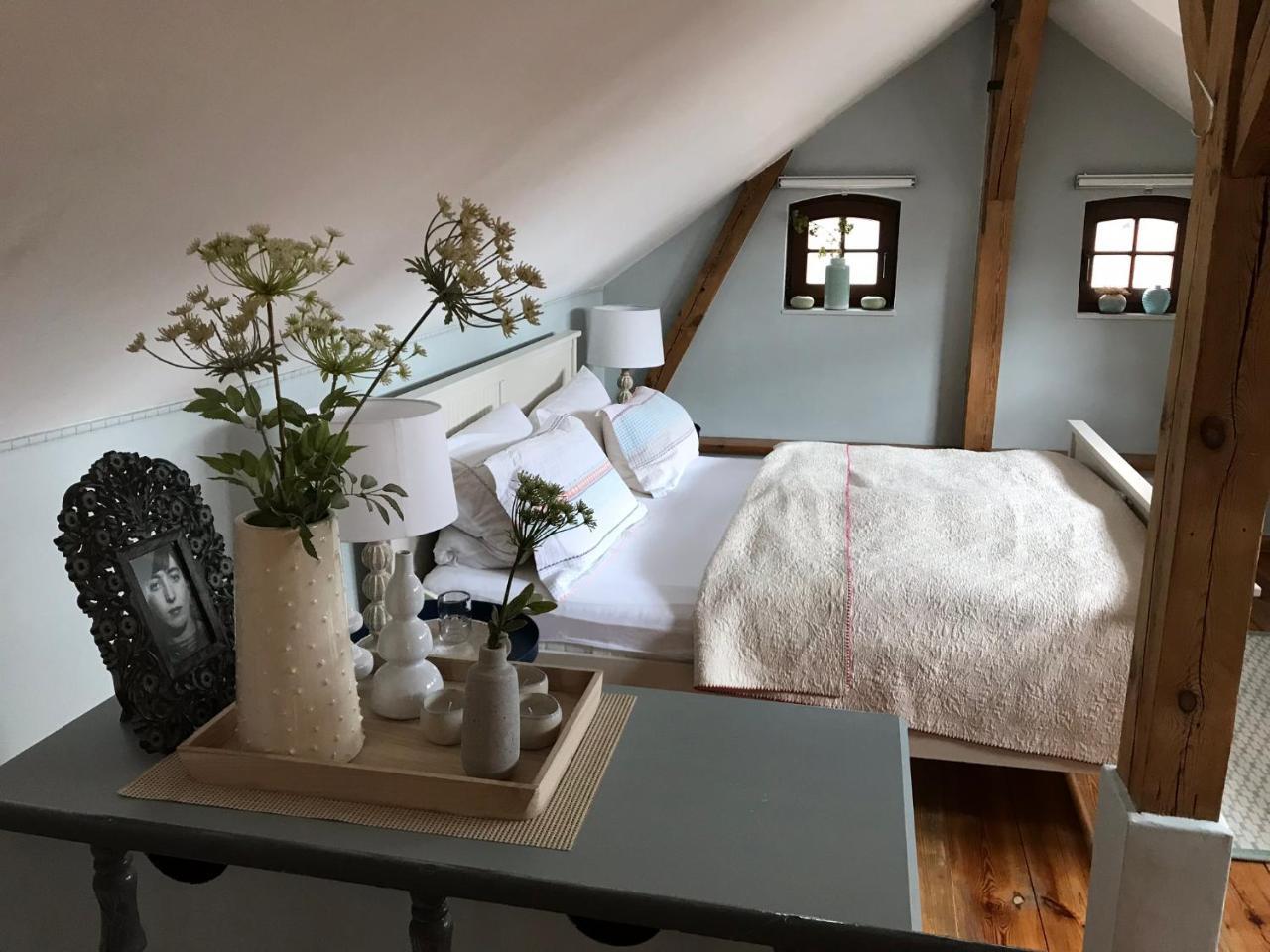 Pension Villa Fortuna ลึบเบิน ภายนอก รูปภาพ